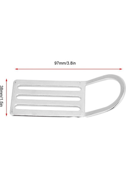 8pcs Scuba Dalış Ağırlık Kemeri Slayt Koruyucu Paslanmaz Çelik D Halka Dokunma Kablo Demet Kemeri Tutucu Tıpa Accessoires (Yurt Dışından) indirimleri