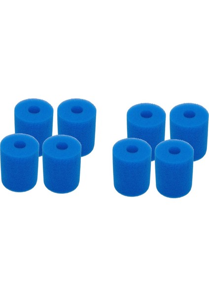 8 Paket Havuz Filtre Kartuşu Sünger Tip H Için Yeniden Kullanılabilir Yıkanabilir Sıcak Küvet Temizleyici Aracı Tip H Sünger Filtresi Için (Yurt Dışından)