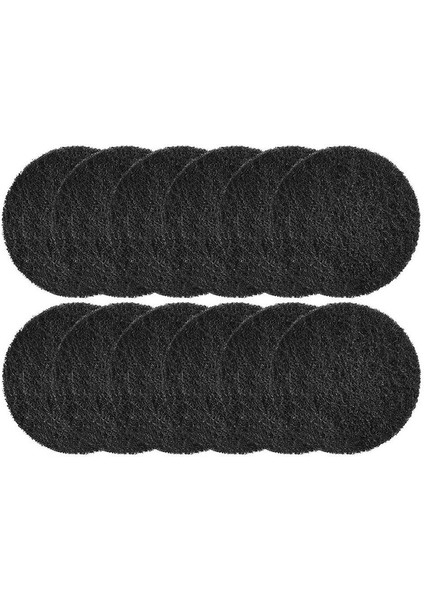 12 Paket Çöp Çöp Kutuları Için Aktif Kömür Saflaştırma Deodorizörü Kompost Kovaları Yuvarlak Emici Filtreler (Yurt Dışından)