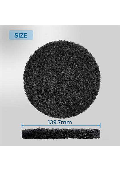 12 Paket Çöp Çöp Kutuları Için Aktif Kömür Saflaştırma Deodorizörü Kompost Kovaları Yuvarlak Emici Filtreler (Yurt Dışından) fiyatları