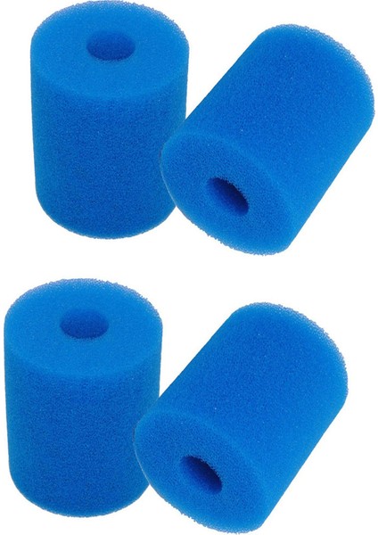 4 Paket Filtre Sünger Intex T Tipi Yeniden Kullanılabilir Yıkanabilir Sıcak Küvet Temizleyici Aracı Sünger Filtre Kartuşu Köpüğü (Yurt Dışından)