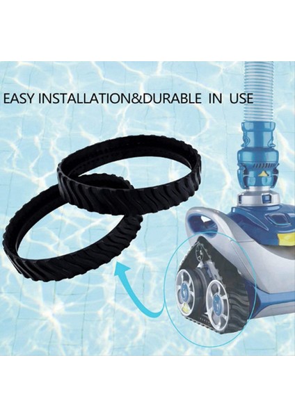 Zodyak Mx8 Mx6 Slip Lastik Olmayan Yüzme Havuzu Temizleyici Aksesuar Robotu Temizlik Için 4x Kauçuk Track (Yurt Dışından) modelleri