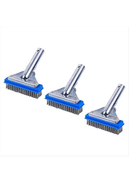 3x Yüzme Havuzu Temizleme Fırça Tel Fırçası Havuz Alt Duvar Temizleme Fırçası Havuz Temizlik Ekipmanları (Yurt Dışından)