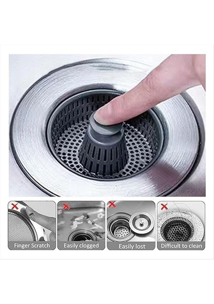 3 Set Mutfak Lavabo Drenaj Filtreleri Kapalı Açılır Püskürtme Drenaj Sepeti Yıkama Havzası Suyu Engelleme Kapağı Sızıntı Takımı (Yurt Dışından) indirimleri