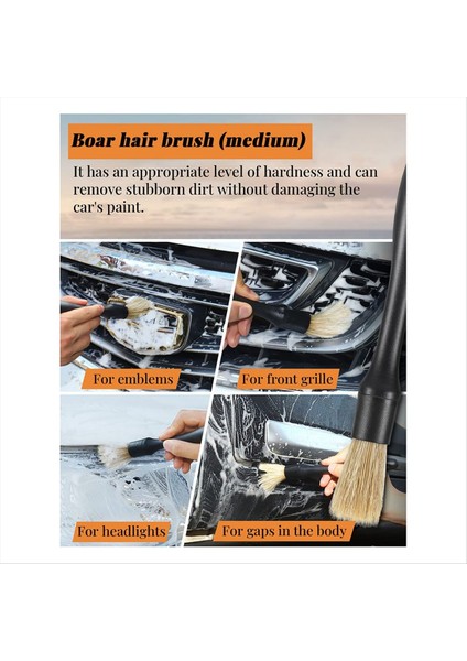 6 Adet Otomatik Araba Detaylandırma Fırça Seti 3 Araba Detaylandırma Fırçası ve Koltuklar Için 3 Yedek Fırça Kafası Lastik Vb (Yurt Dışından) fiyatları