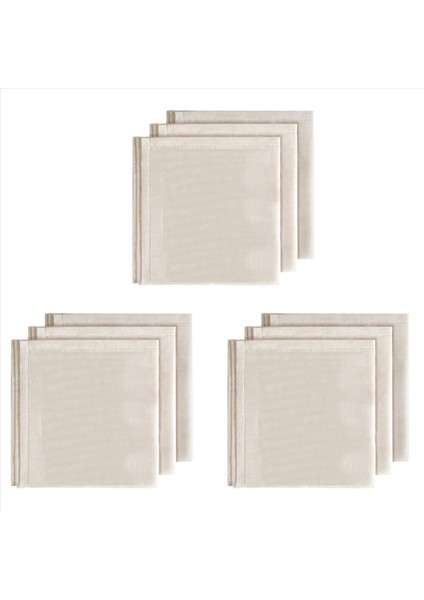 Yemek Pişirmek Için Muslin Bezleri 50X50CM Süzme Için Hemmed Peynir Bezleri Ağartılmamış Saf Pamuk Peynir Bezi 9 Adet (Yurt Dışından)