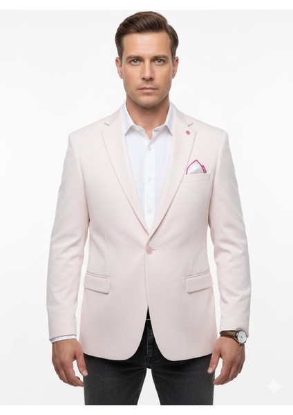 Erkek Blazer Ceket – Slim Fit, Tek Düğme, Şık Davet ve Iş Kombin Ceketi fiyatları