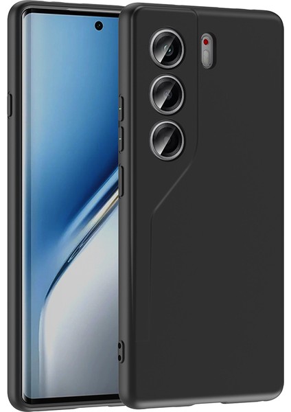 Tecno Camon 40 Pro Kılıf Vlmt Mara Lansman Kapak - Siyah