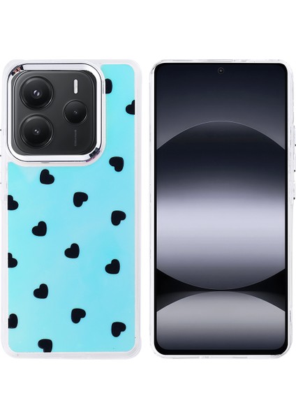 Redmi Note 14 5g Kılıf Airbag Tasarımlı Vlmt Hadra Kapak - Kalp