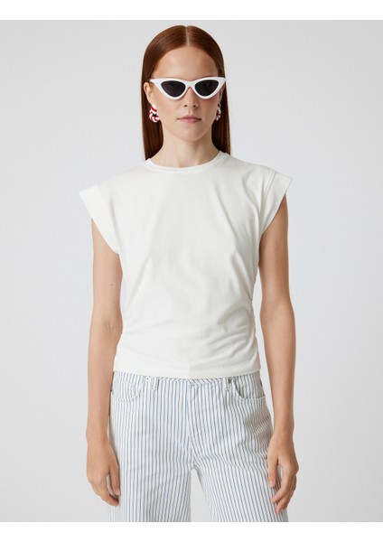 Basic Kolsuz Tişört Bisiklet Yaka Pamuklu modelleri