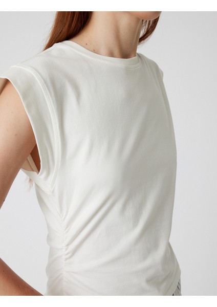 Basic Kolsuz Tişört Bisiklet Yaka Pamuklu indirimleri