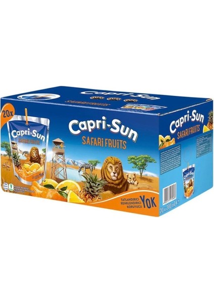 Caprisun Safari Fruits 200MLX20 Meyve Suyu (1 Koli) modelleri
