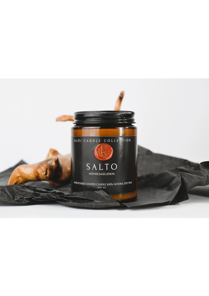 Salto - Adaçayı Okyanus Vetiver Kokulu Doğal Soya El Yapımı Kavanoz Mum fiyatları