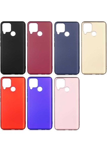 Realme C25 Kılıf Vlmt Premier Silikon Kapak-Mürdüm fiyatları