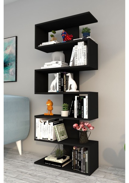 Paris Dekoratif Kitaplık Siyah fırsatları