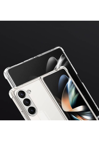 Galaxy Z Fold 5 Kılıf Vlmt Nitro Anti Shock Silikon-Renksiz fırsatları