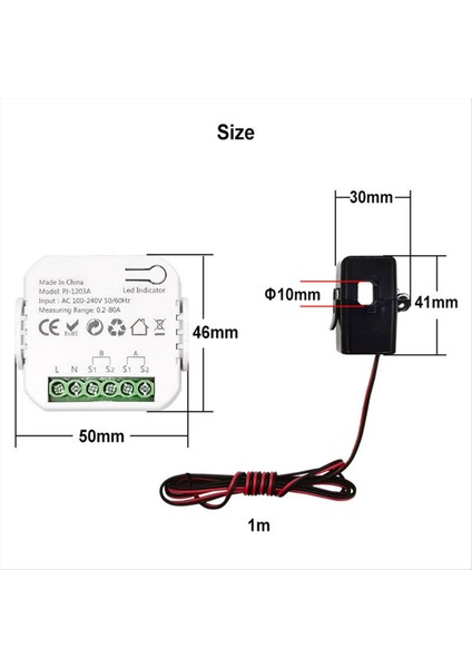 Tuya Zıgbee Akıllı Enerji Anahtarı Güç Voltajı Akım Ölçer Uygulaması Gerçek Zamanlı Güç Istatistikleri Tüketimi Sorgu 2ct (Yurt Dışından) fiyatları