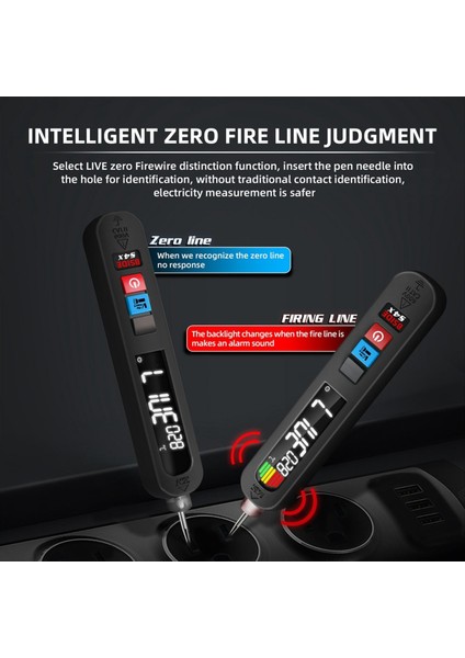 Bsıde Gerilim Test Kalemi 12-300V Şarjlı Temassız Algılama, B (Yurt Dışından) indirimleri