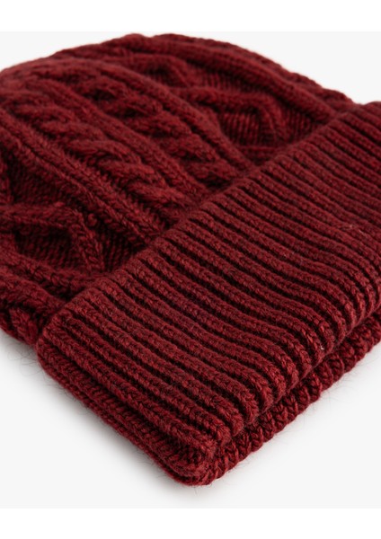 Saç Örgü Dokulu Katlı Bere modelleri