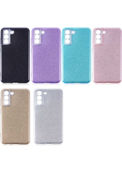 Galaxy S21 Fe Kılıf Vlmt Shining Silikon-Mavi fiyatları