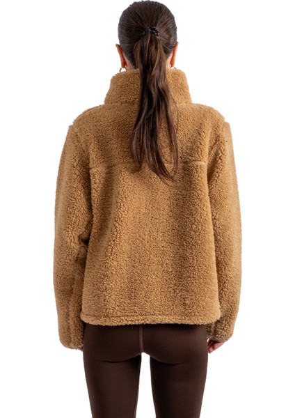 Crop Peluş Fermuarlı Ceket - C603 fiyatları