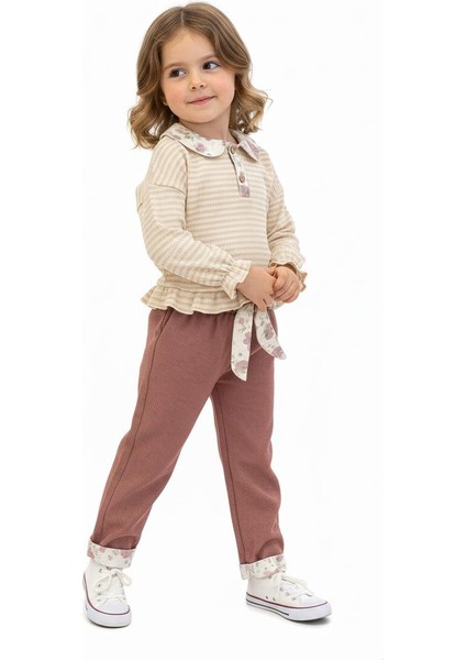 Yakası Fırfırlı 2 Li Pantolon Takım modelleri