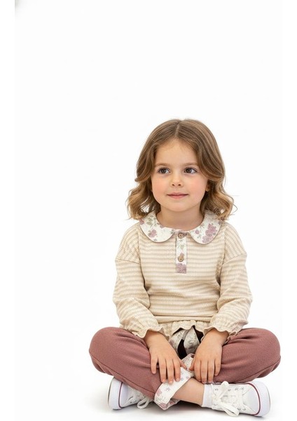 Yakası Fırfırlı 2 Li Pantolon Takım fırsatları