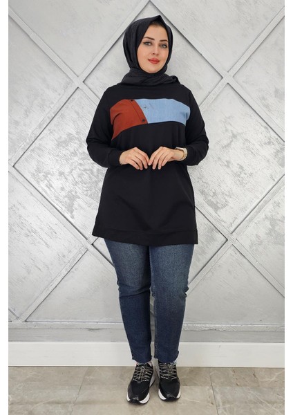 Kadın Kombnli Taş Detaylı Tesettür Tunik modelleri