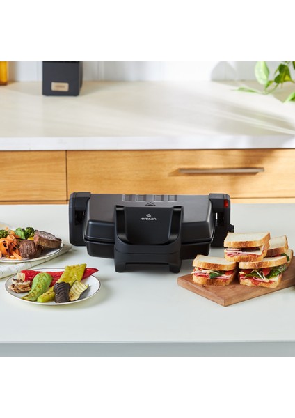 Future Essential Tost Makinesi Matte Black 1800 W