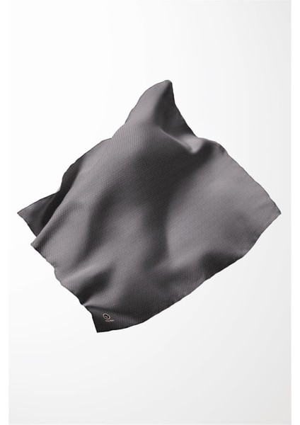 Twill Dokulu Düz Renk Desenli Gri Renkli 90X90 Eşarp (Ipek Içermez) Kenar Dikiş Şekli El Dikişli fiyatları