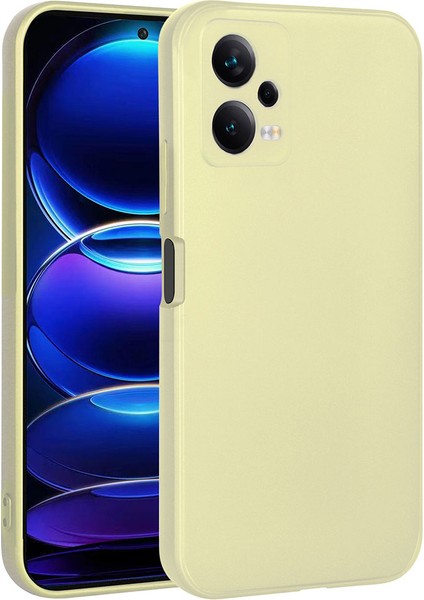 Xiaomi Redmi Note 12 5g Kılıf Vlmt Premier Silikon Kapak-Gold