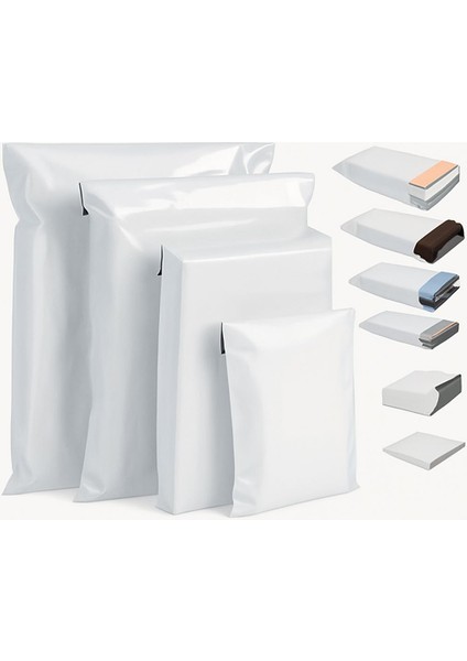 Kargo Poşeti, E Ticaret Poşeti, Paketleme Poşeti, Cepsiz Kargo Poşeti, Beyaz 28X42 (100 Adet) fırsatları