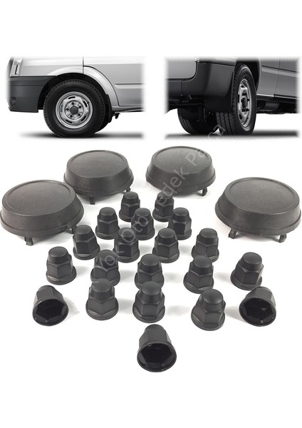 Ford Transit Jant Göbeği ve Bijon Somun Kapağı 2001-2014