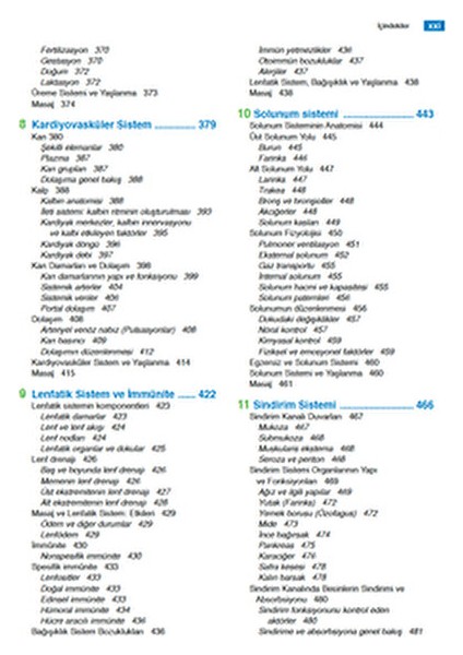 Anatomi ve Fizyoloji Kolektif Yazar Üçüncü Baskı Eğitim Düzeyi Normal Boy