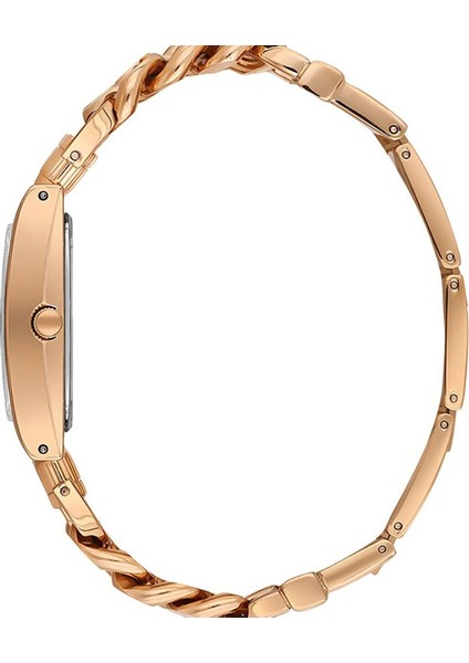 D1132.420 Kadın Kol Saati | 36 mm Rose Gold Zincir Form Çelik Kordon, Kare Kasa, Sedef Kadran fiyatları