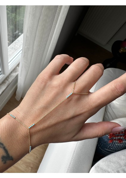 Mavi Detaylı Şahmeran