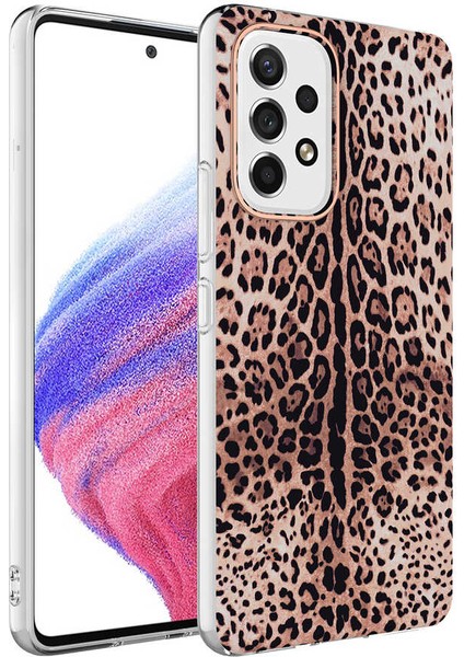 Galaxy A33 5g Kılıf Vlmt Bella Kapak-Leopar