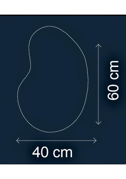 Dekoratif Duvar Aynası Modern Tasarım, Asimetrik Oval Ayna, Salon Giriş Holü Için Şık Duvar Dekoru fırsatları