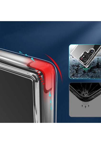 Galaxy S22 Ultra Kılıf Vlmt Forst Kapak-Renksiz indirimleri