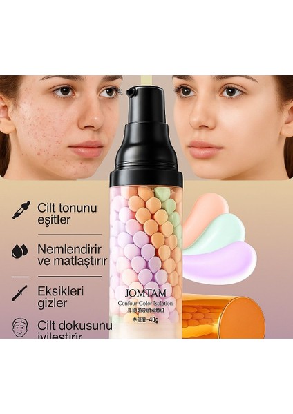 Jomtam Color Isolation Primer 40G – Renk Eşitleyici Gözenek Küçültücü Makyaj Bazı fiyatları