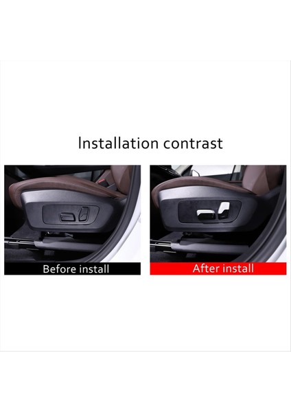 Bmw X1 U11 2023-2024 X3 X4 X5 X6 2 3 4 8 Serisi 2020-2023 Aksesuarları Için Araba Koltuğu Ayarlama Düğmesi Kapak Döşeme (Yurt Dışından) fırsatları