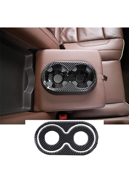 Arka Orta Konsol Koltuk Kupası Tutucu Chevy Sıllado Gmc Sıerra Için Top Kapak 2014-2018 Aksesuarlar Yumuşak Karbon Fiber (Yurt Dışından) fiyatları