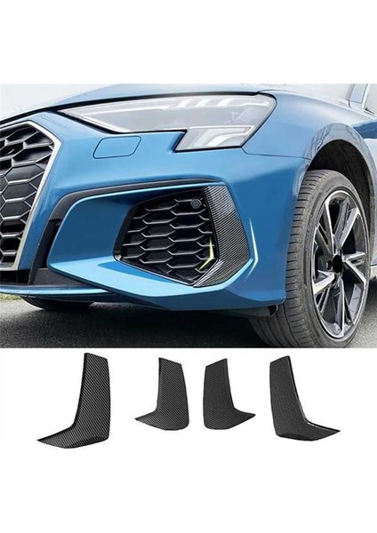 Audi A3 2021 Sis Lambası Için Araç Karbon Fiber Ön Arka Tampon Sis Fram Çerçevesi Dekoratif Aksesuarları Kapsar (Yurt Dışından) modelleri