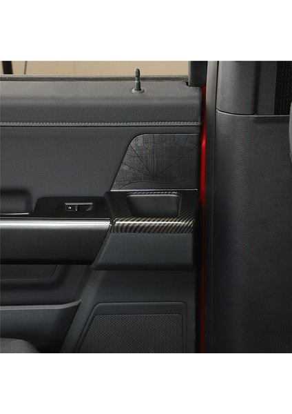 Ford F150 2021 2022 2023 Aksesuarlar Için Araba Arka Kapı Depolama Kutusu Dekorasyon Kapağı Döşeme Etiketi - Abs Karbon Fiber (Yurt Dışından) modelleri