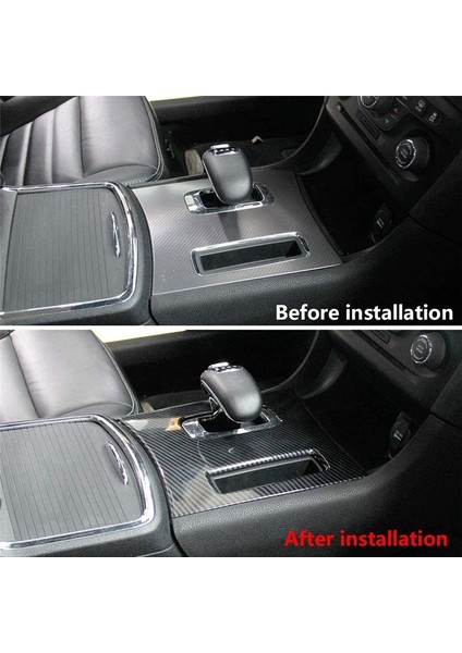 2010 2012 2012 2012 2013 2014 Için Merkezi Kontrol Dişli Vites Paneli Trim Dodge Charger &amp Chrysler 300/300C Abs Karbon Fiber (Yurt Dışından) indirimleri