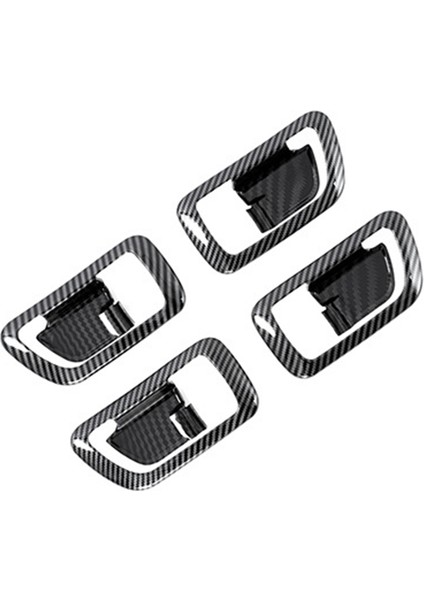 4pcs Karbon Fiber Iç Kapı Kolu Kase Paneli Kapak Mitsubishi Pajero Için Trim 2007-2019 Iç Pervazlar (Yurt Dışından) fırsatları