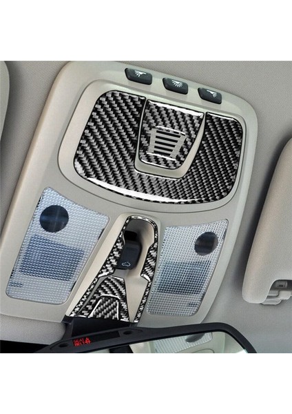 Araba Okuma Işık Paneli Kapak Trim Dekoratif Çıkartma Volvo XC90 2003-2014 Aksesuarlar Için Karbon Fiber (Yurt Dışından) indirimleri