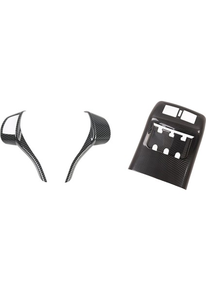 Nissan Navara Için NP300 2016-2021 Direksiyon Simidi Paneli Kapak ve Arka Kol Mezdiri Kutusu Klima Havalandırma Outlet Kapağı (Yurt Dışından)