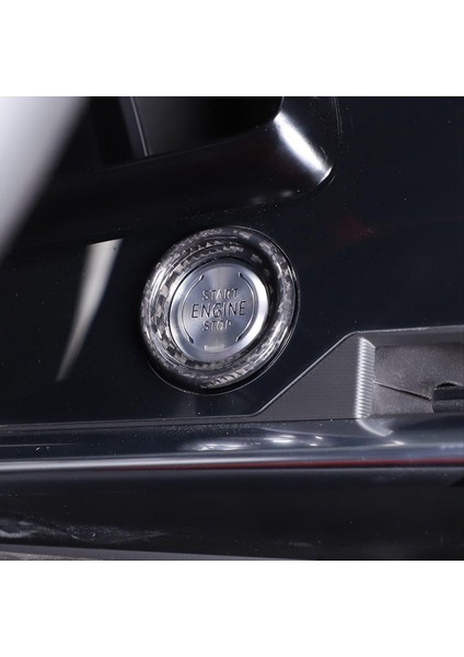 Chevrolet Için Corvette C8 2020-2023 Araç Motoru Başlat Durdurma Düğmesi Anahtarı Kapak Döşeme Sticker Aksesuarları Abs Karbon Fiber (Yurt Dışından) modelleri
