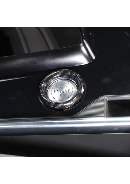 Chevrolet Için Corvette C8 2020-2023 Araç Motoru Başlat Durdurma Düğmesi Anahtarı Kapak Döşeme Sticker Aksesuarları Abs Karbon Fiber (Yurt Dışından) fırsatları